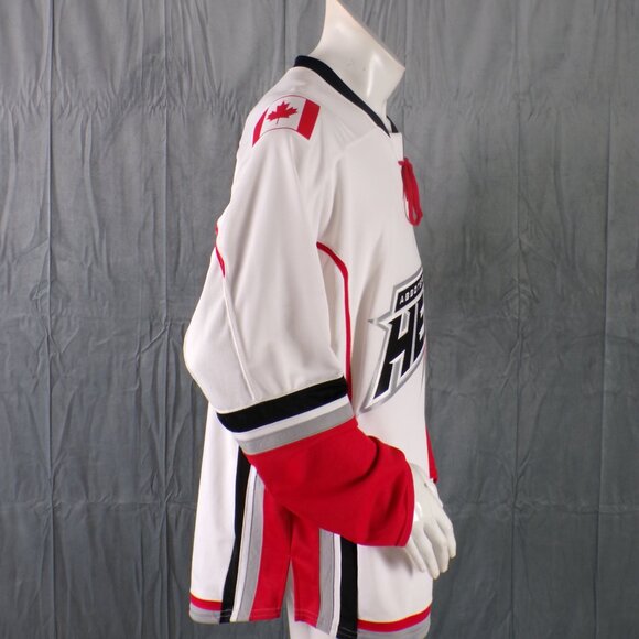 Abbotsford Heat Jersey - Official Home Jersey by Reebok - Men's Large - Picture 7 of 10